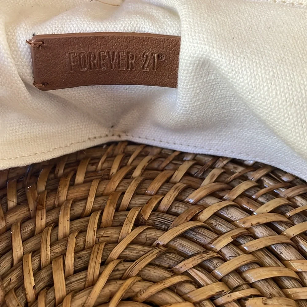 Forever 21 Rattan Circular Handbag - Picture 9 of 15